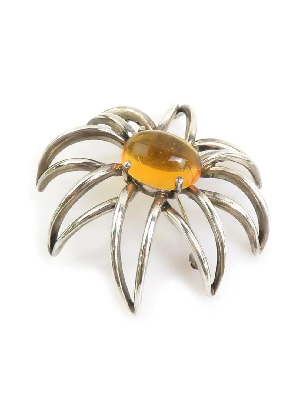 Auth Tiffany&Co. Brooch Silver/Orange #329700T28B